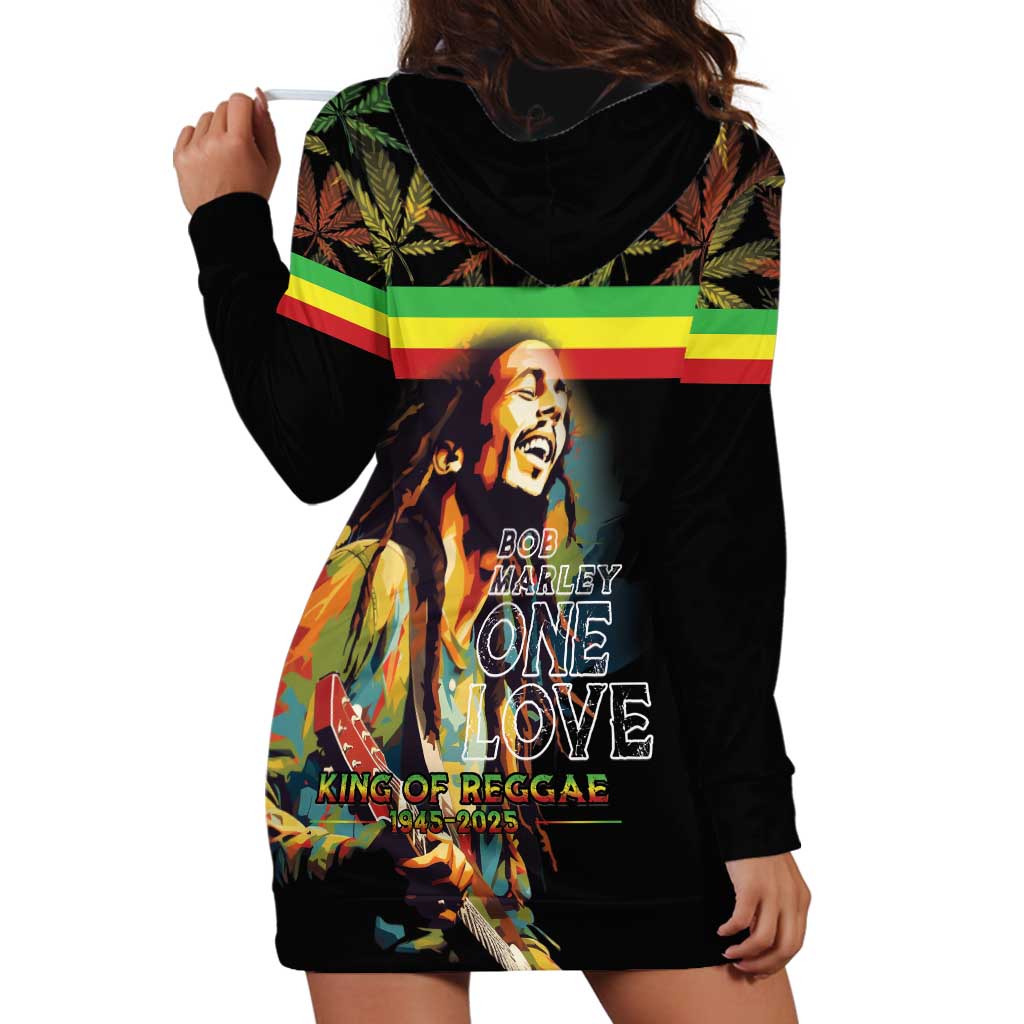 Happy Birthday Legend Bob Hoodie Dress Thank You For The Memories - Wonder Print Shop