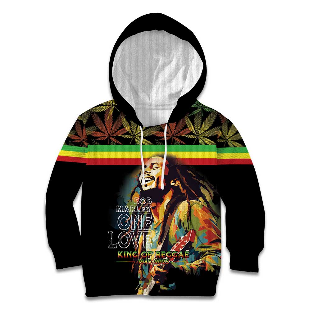 Happy Birthday Legend Bob Kid Hoodie Thank You For The Memories - Wonder Print Shop