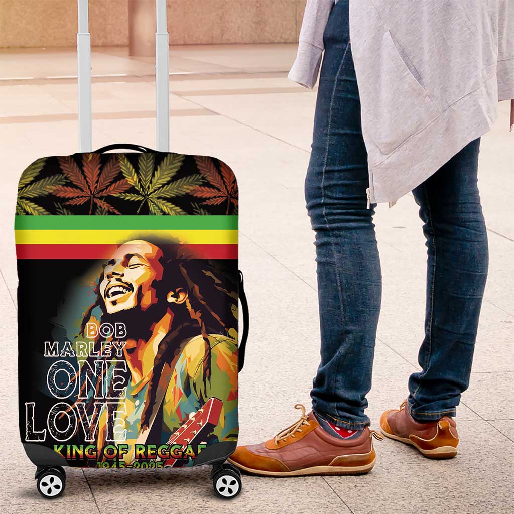 Happy Birthday Legend Bob Luggage Cover Thank You For The Memories - Wonder Print Shop