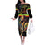 Happy Birthday Legend Bob Off The Shoulder Long Sleeve Dress Thank You For The Memories - Wonder Print Shop