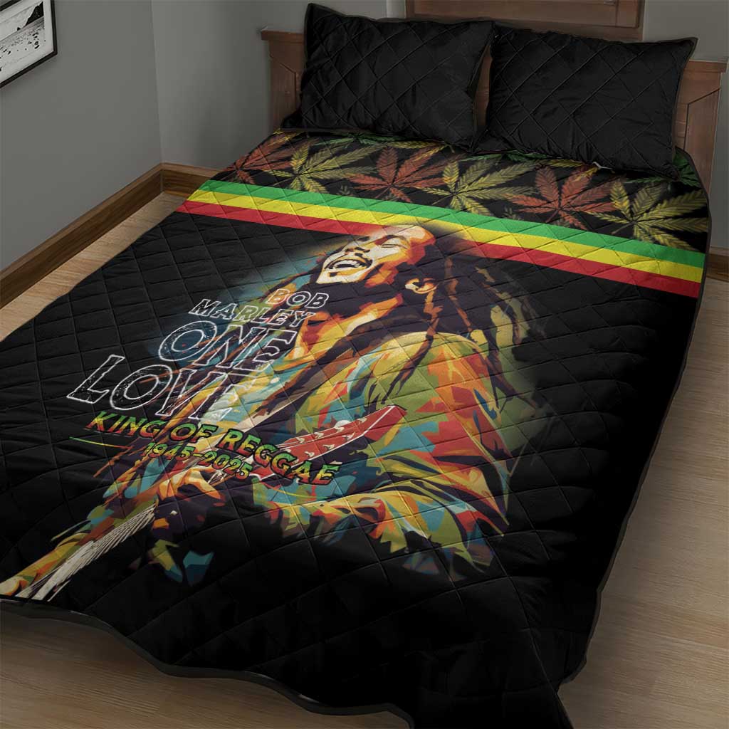 Happy Birthday Legend Bob Quilt Bed Set Thank You For The Memories - Wonder Print Shop