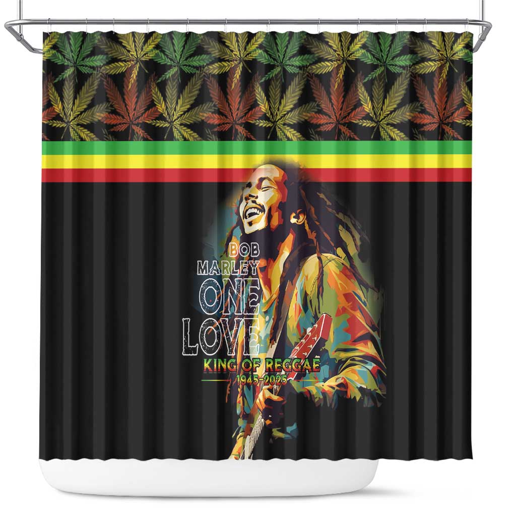 Happy Birthday Legend Bob Shower Curtain Thank You For The Memories