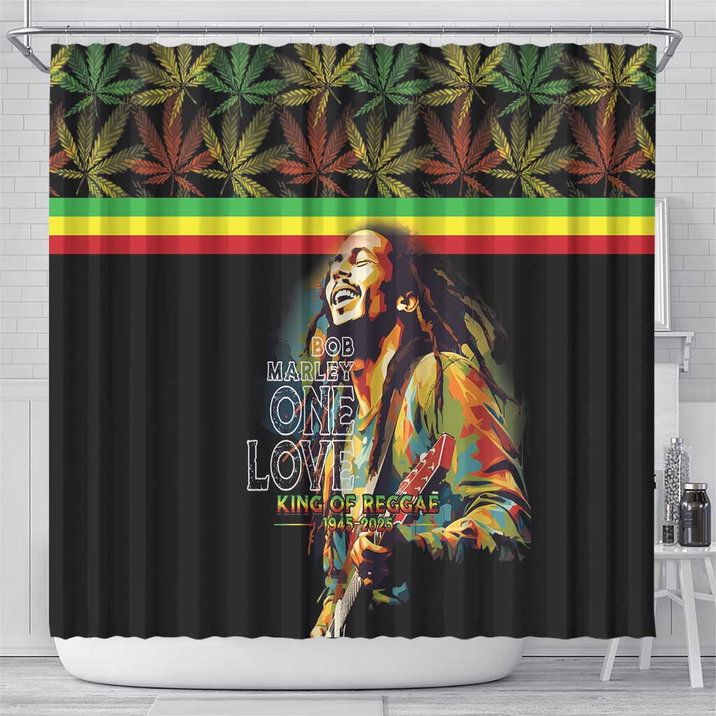 Happy Birthday Legend Bob Shower Curtain Thank You For The Memories