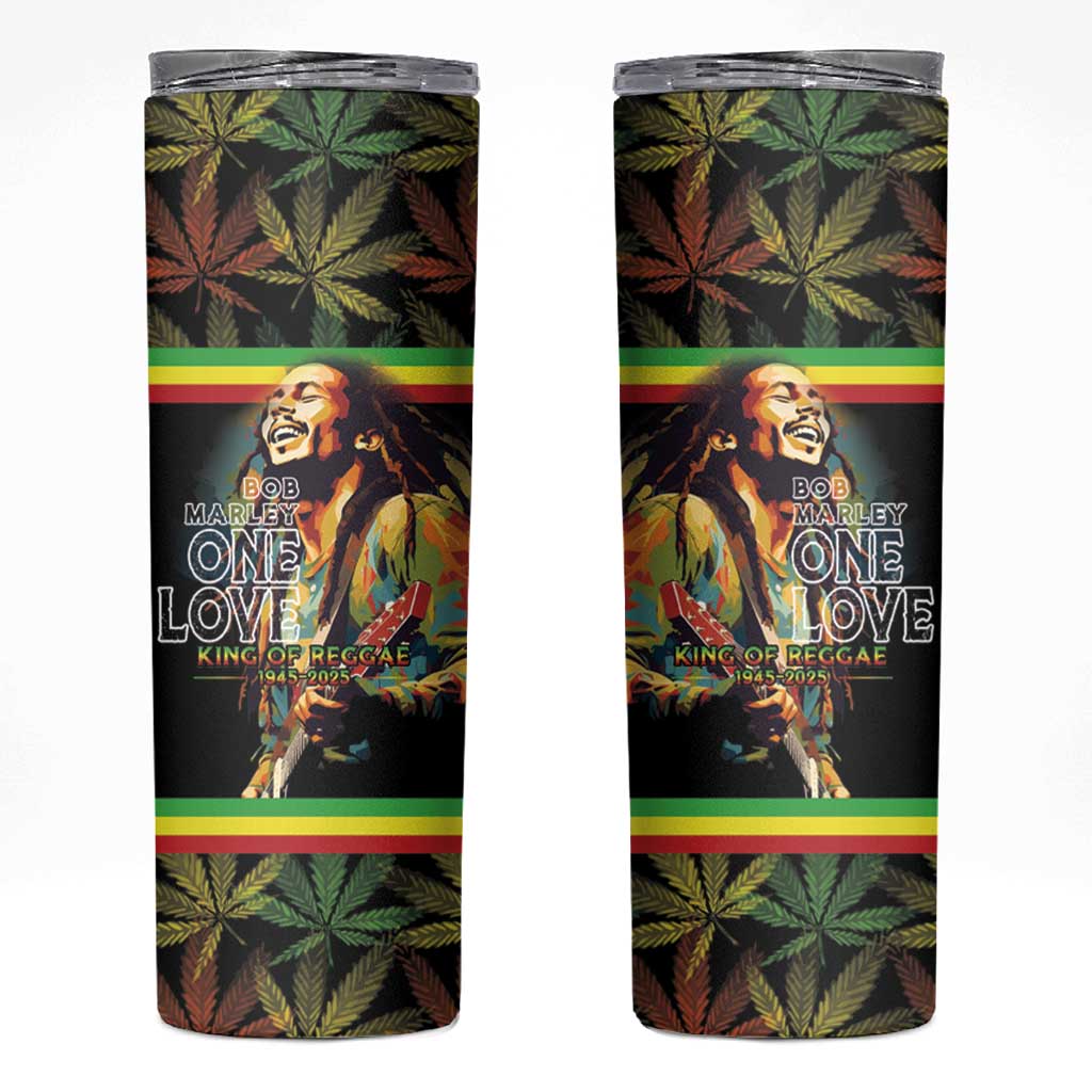 Happy Birthday Legend Bob Skinny Tumbler Thank You For The Memories - Wonder Print Shop