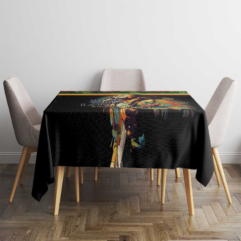 Happy Birthday Legend Bob Tablecloth Thank You For The Memories - Wonder Print Shop