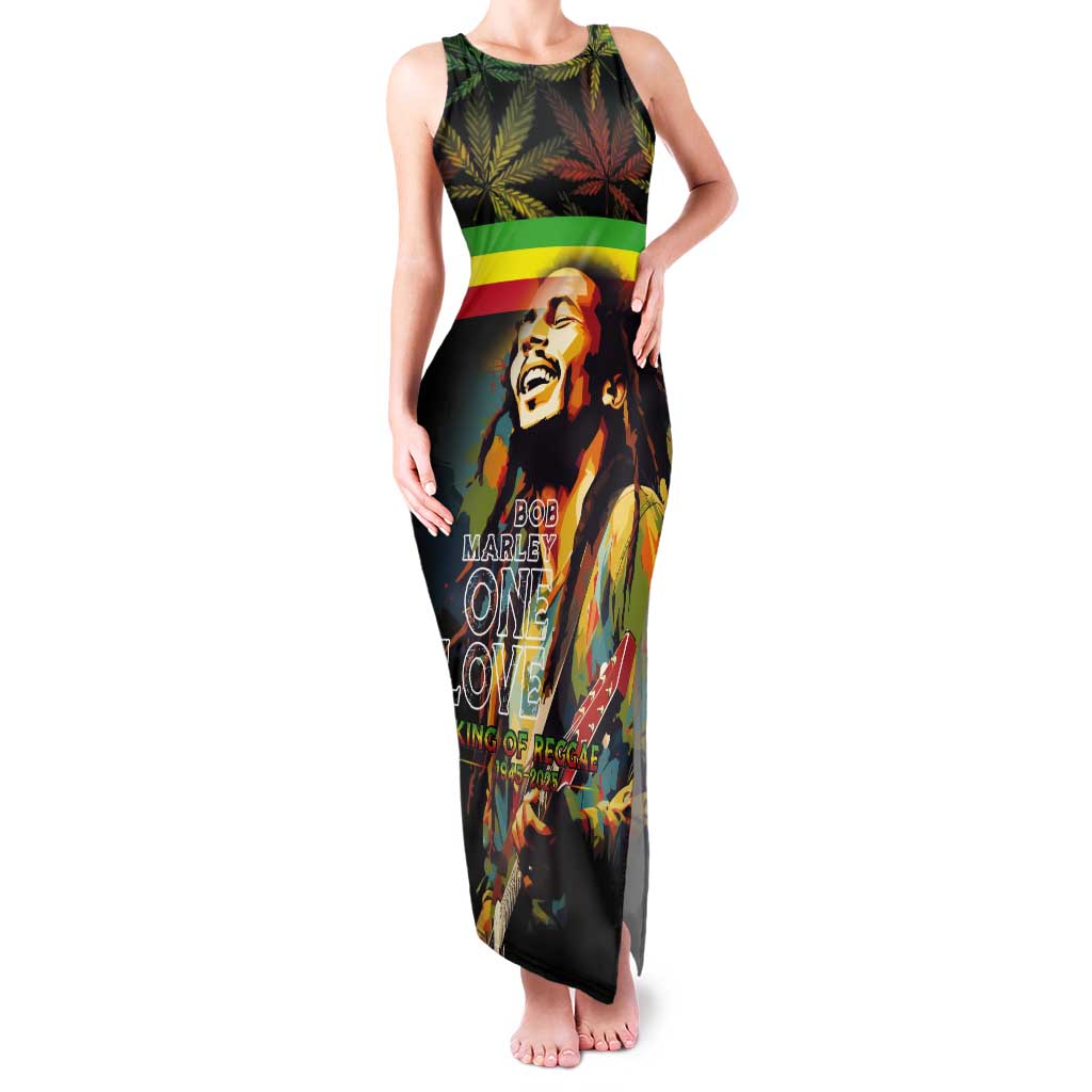 Happy Birthday Legend Bob Tank Maxi Dress Thank You For The Memories - Wonder Print Shop