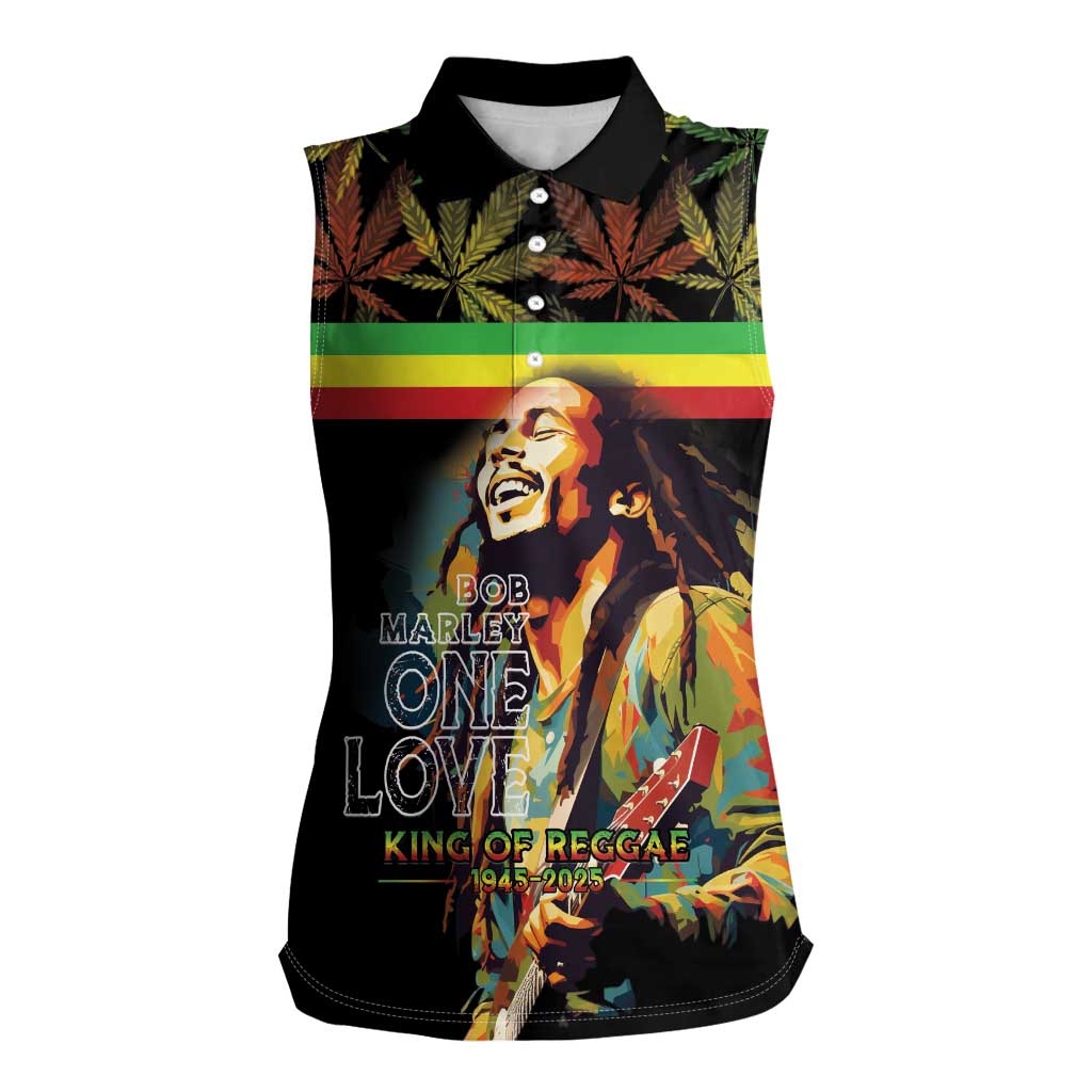 Happy Birthday Legend Bob Women Sleeveless Polo Shirt Thank You For The Memories - Wonder Print Shop