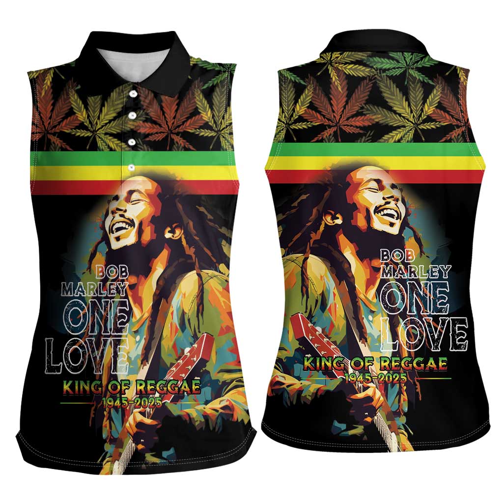 Happy Birthday Legend Bob Women Sleeveless Polo Shirt Thank You For The Memories - Wonder Print Shop