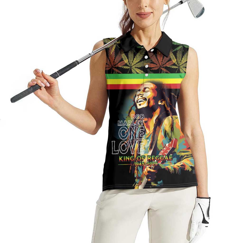 Happy Birthday Legend Bob Women Sleeveless Polo Shirt Thank You For The Memories - Wonder Print Shop