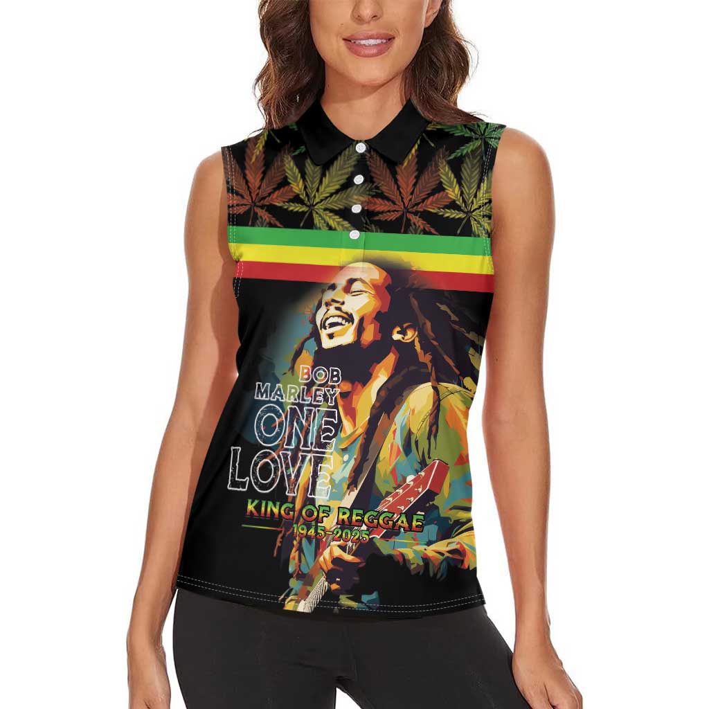 Happy Birthday Legend Bob Women Sleeveless Polo Shirt Thank You For The Memories - Wonder Print Shop