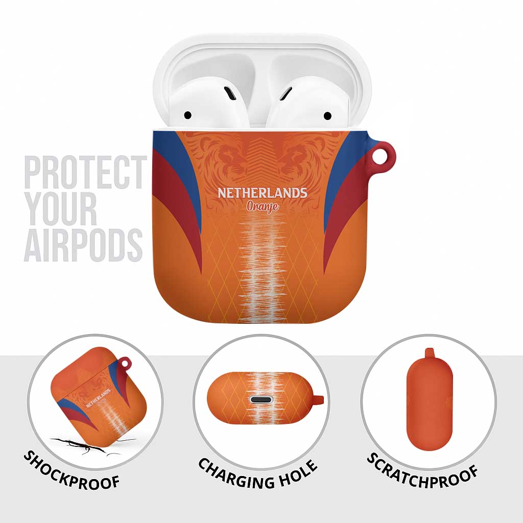 Netherlands Football AirPods Case Go Champions Oranje - Wonder Print Shop