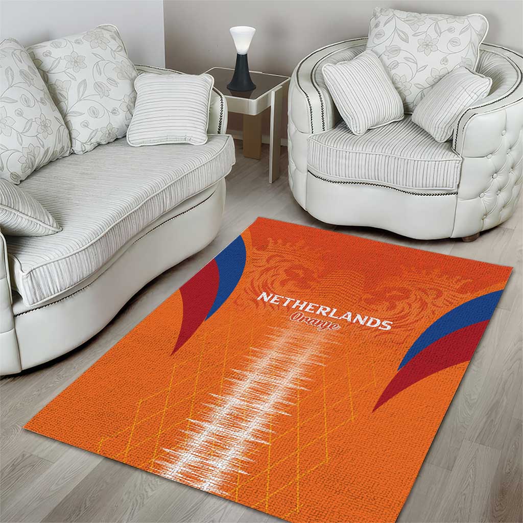 Netherlands Football Area Rug Go Champions Oranje - Wonder Print Shop