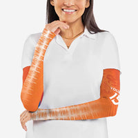 Custom Netherlands Football Arm Sleeves Go Champions Oranje - Wonder Print Shop