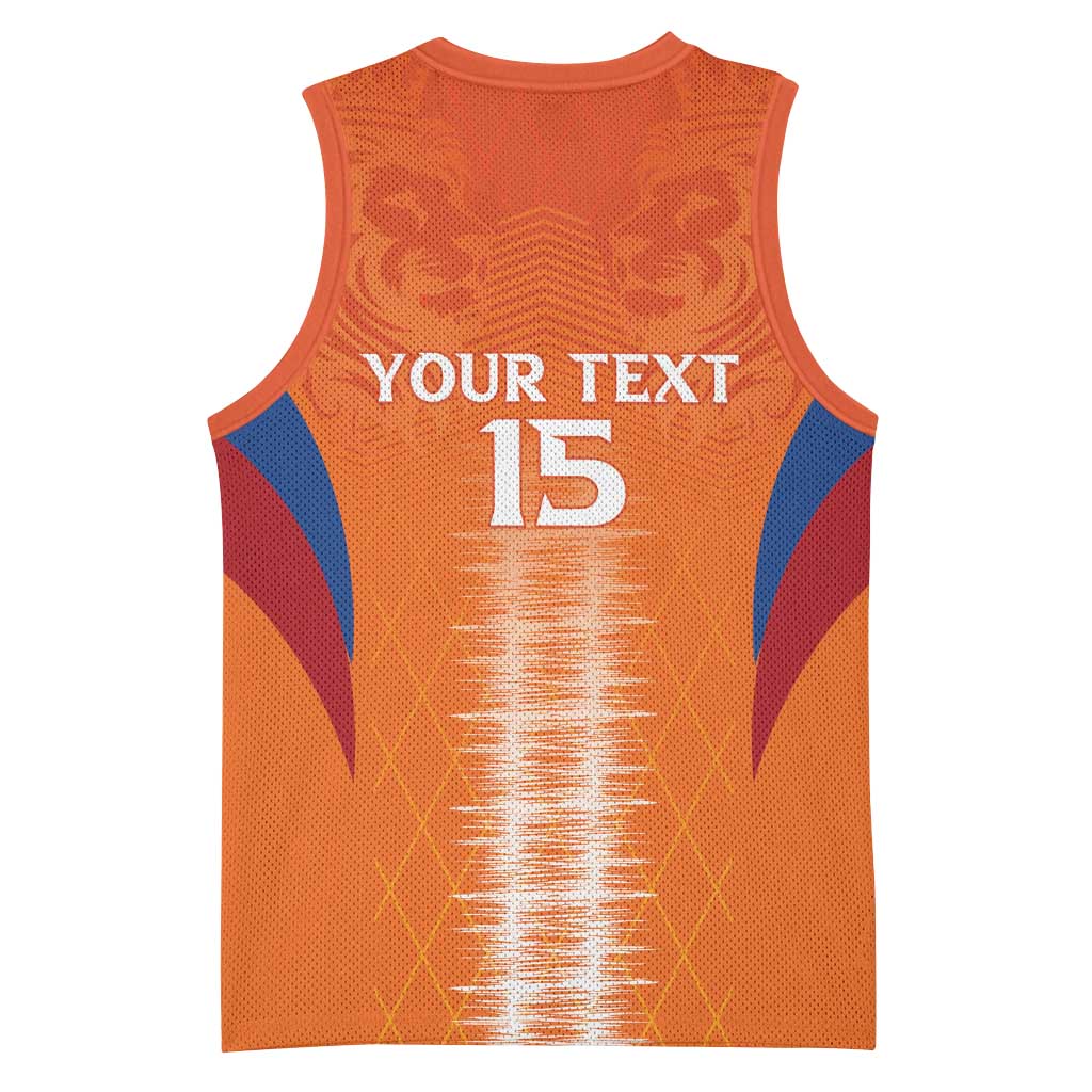 Custom Netherlands Football Basketball Jersey Go Champions Oranje - Wonder Print Shop
