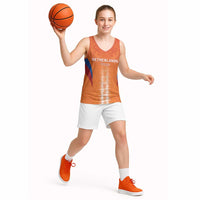 Custom Netherlands Football Basketball Jersey Go Champions Oranje - Wonder Print Shop