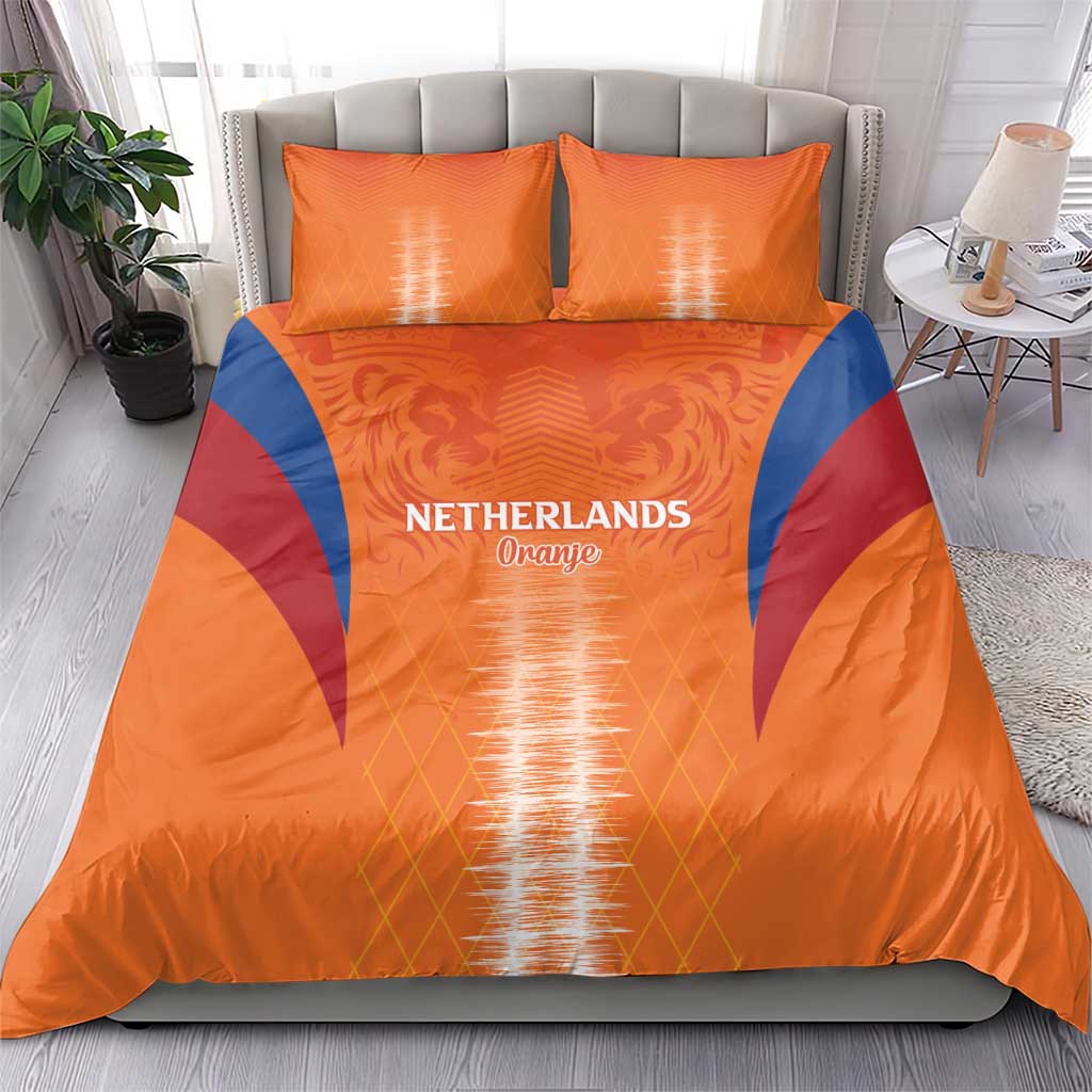Netherlands Football Bedding Set Go Champions Oranje - Wonder Print Shop