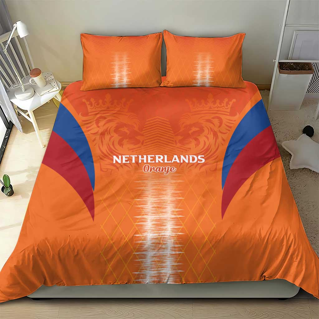 Netherlands Football Bedding Set Go Champions Oranje - Wonder Print Shop