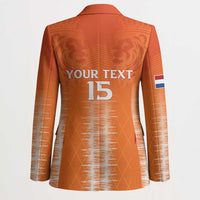 Custom Netherlands Football Blazer Go Champions Oranje - Wonder Print Shop
