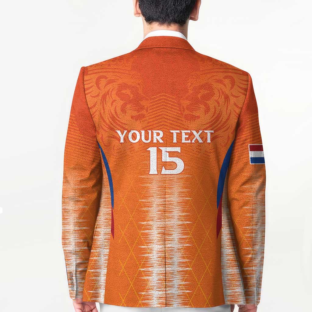 Custom Netherlands Football Blazer Go Champions Oranje - Wonder Print Shop