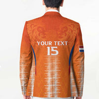 Custom Netherlands Football Blazer Go Champions Oranje - Wonder Print Shop