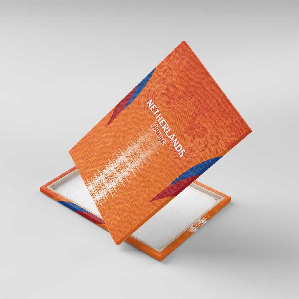 Netherlands Football Canvas Wall Art Go Champions Oranje - Wonder Print Shop