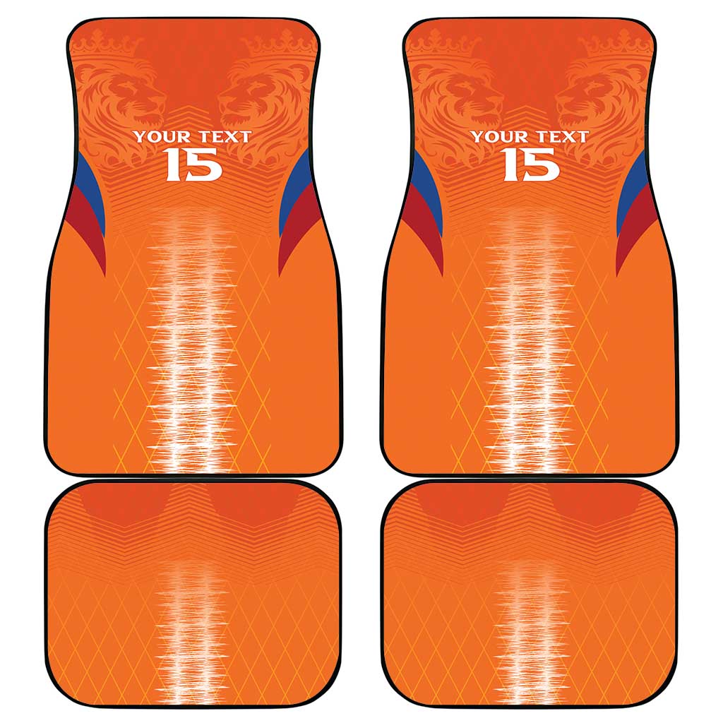 Custom Netherlands Football Car Mats Go Champions Oranje - Wonder Print Shop
