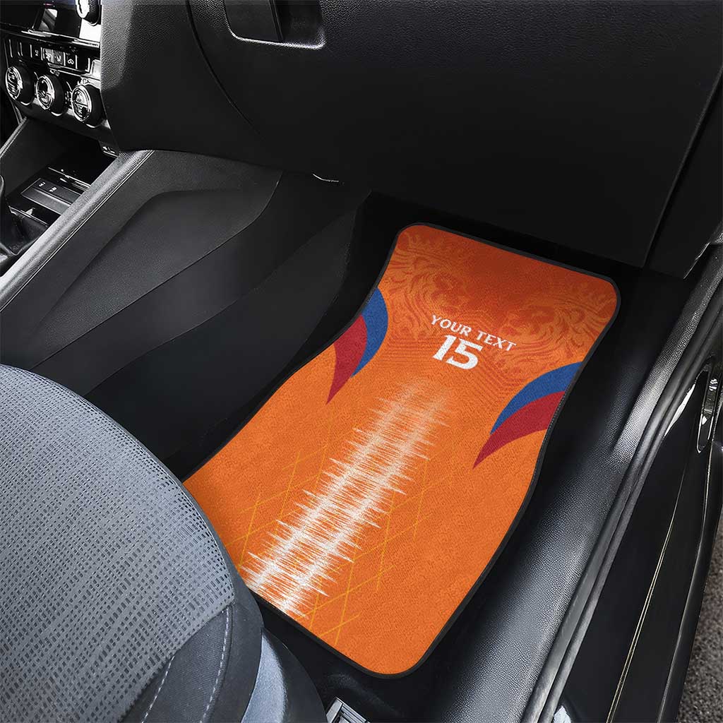 Custom Netherlands Football Car Mats Go Champions Oranje - Wonder Print Shop