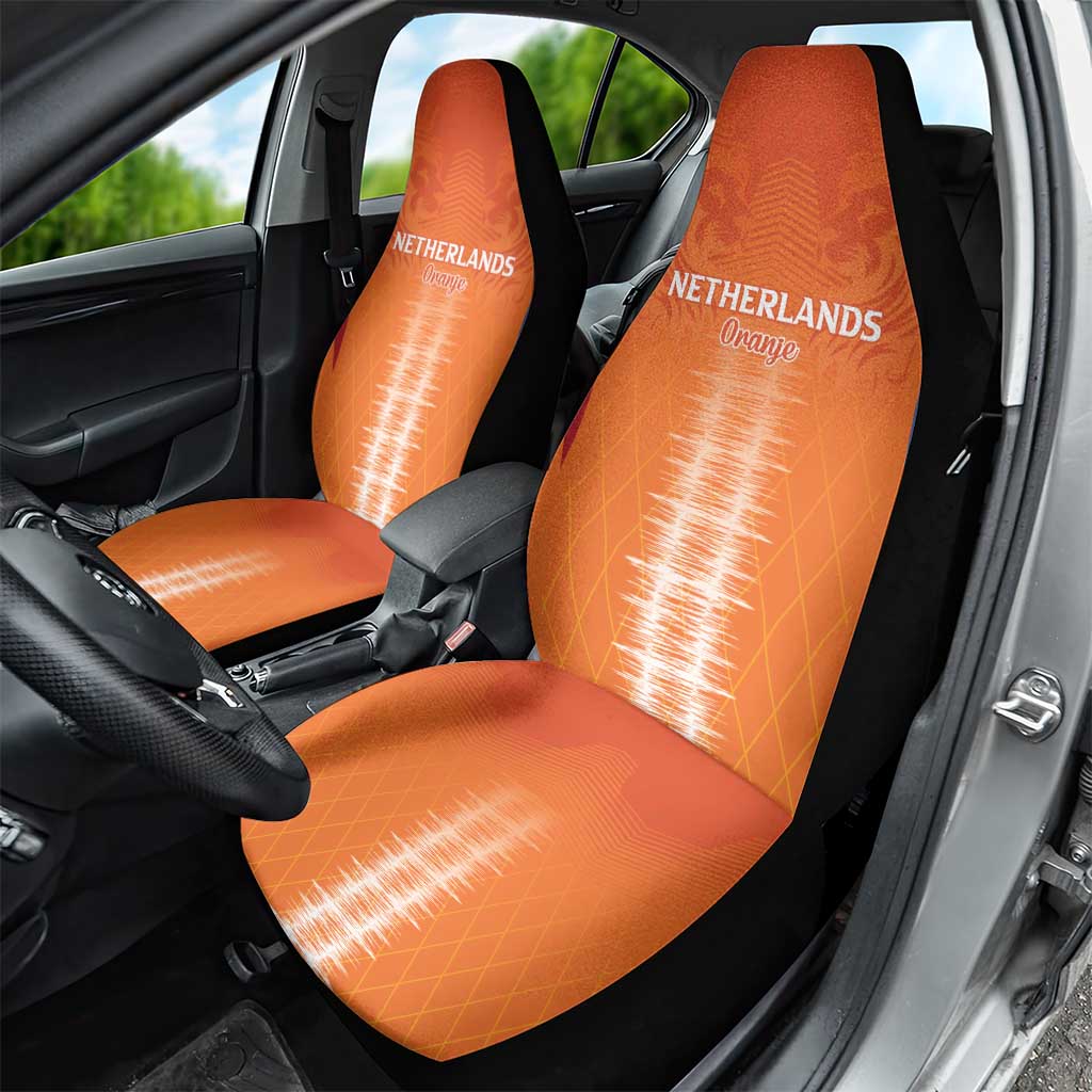 Netherlands Football Car Seat Cover Go Champions Oranje - Wonder Print Shop