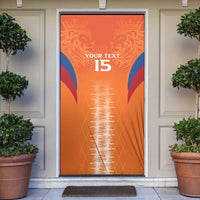 Custom Netherlands Football Door Cover Go Champions Oranje - Wonder Print Shop