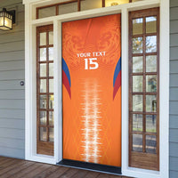 Custom Netherlands Football Door Cover Go Champions Oranje - Wonder Print Shop
