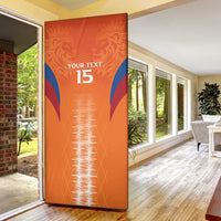 Custom Netherlands Football Door Cover Go Champions Oranje - Wonder Print Shop