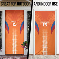 Custom Netherlands Football Door Cover Go Champions Oranje - Wonder Print Shop