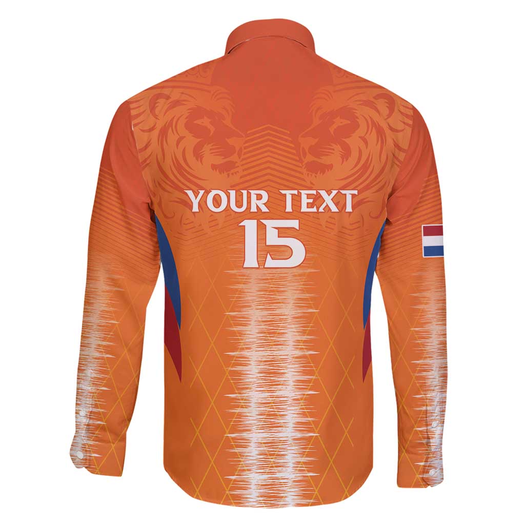 Custom Netherlands Football Family Matching Long Sleeve Bodycon Dress and Hawaiian Shirt Go Champions Oranje - Wonder Print Shop