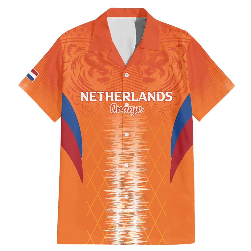 Custom Netherlands Football Family Matching Mermaid Dress and Hawaiian Shirt Go Champions Oranje - Wonder Print Shop