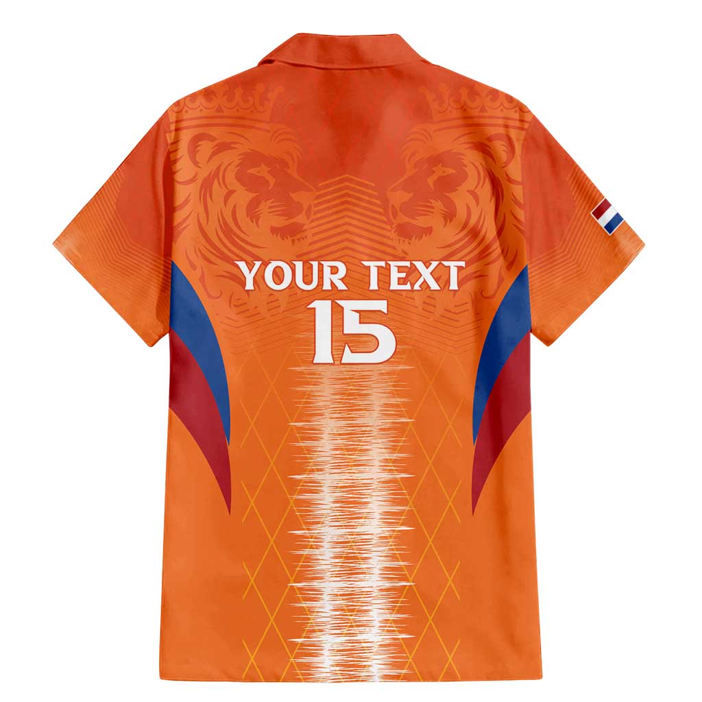 Custom Netherlands Football Family Matching Mermaid Dress and Hawaiian Shirt Go Champions Oranje - Wonder Print Shop