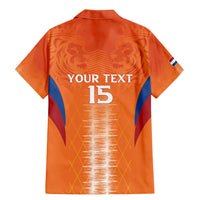 Custom Netherlands Football Family Matching Mermaid Dress and Hawaiian Shirt Go Champions Oranje - Wonder Print Shop