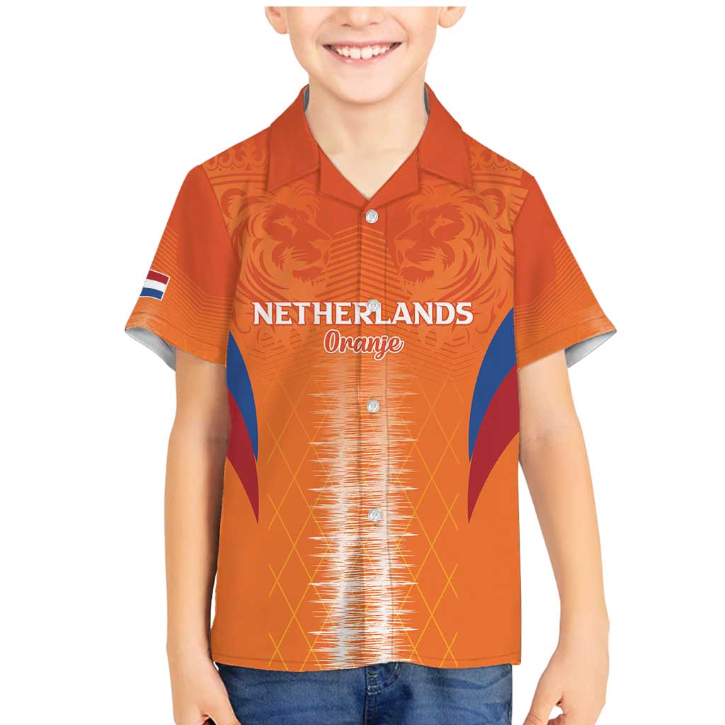 Custom Netherlands Football Family Matching Mermaid Dress and Hawaiian Shirt Go Champions Oranje - Wonder Print Shop
