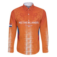 Custom Netherlands Football Family Matching Off The Shoulder Long Sleeve Dress and Hawaiian Shirt Go Champions Oranje - Wonder Print Shop