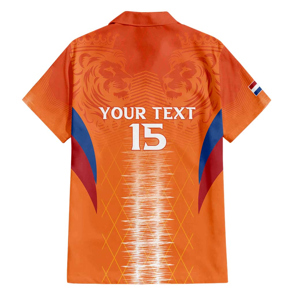 Custom Netherlands Football Family Matching Off Shoulder Short Dress and Hawaiian Shirt Go Champions Oranje - Wonder Print Shop