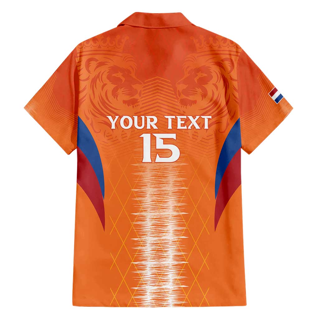 Custom Netherlands Football Family Matching Short Sleeve Bodycon Dress and Hawaiian Shirt Go Champions Oranje - Wonder Print Shop