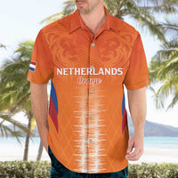 Custom Netherlands Football Hawaiian Shirt Go Champions Oranje - Wonder Print Shop