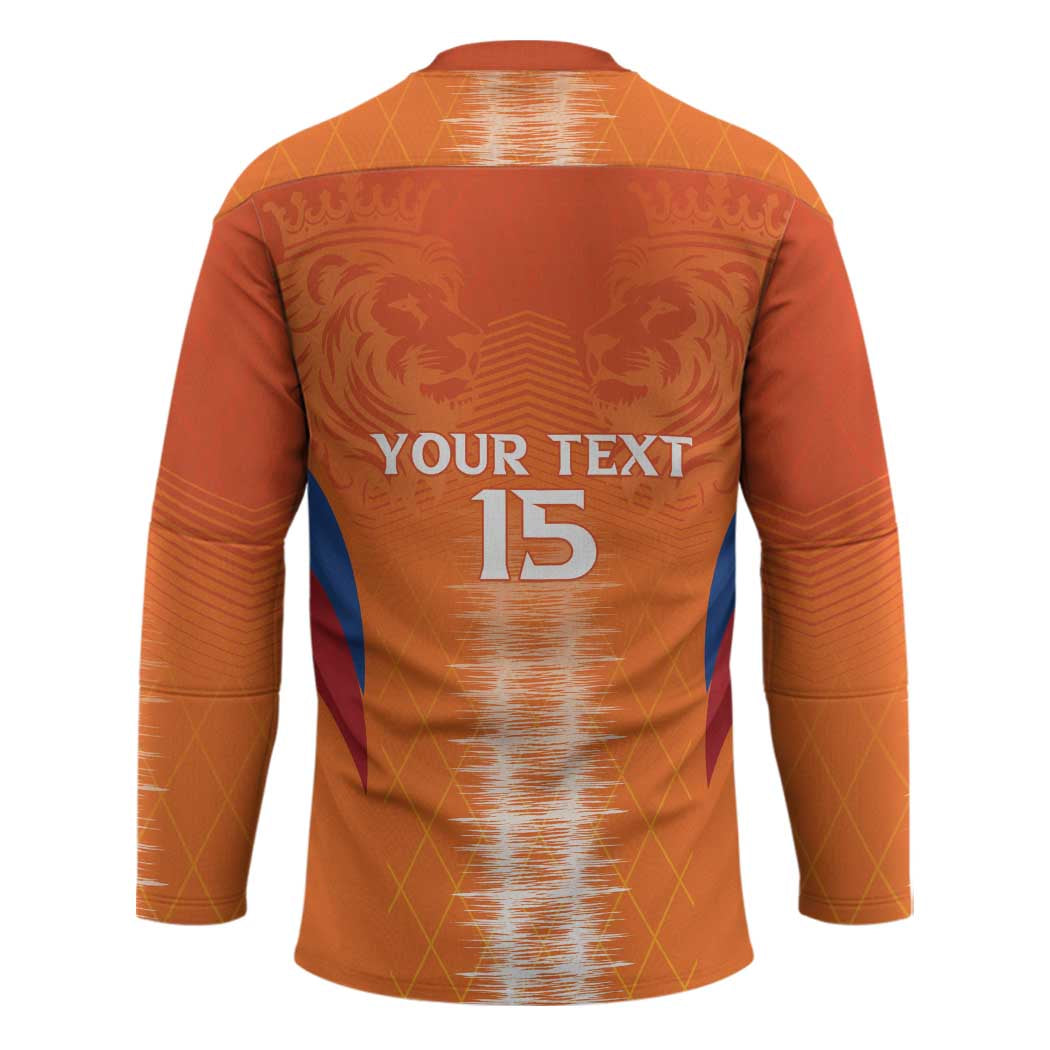 Custom Netherlands Football Hockey Jersey Go Champions Oranje - Wonder Print Shop