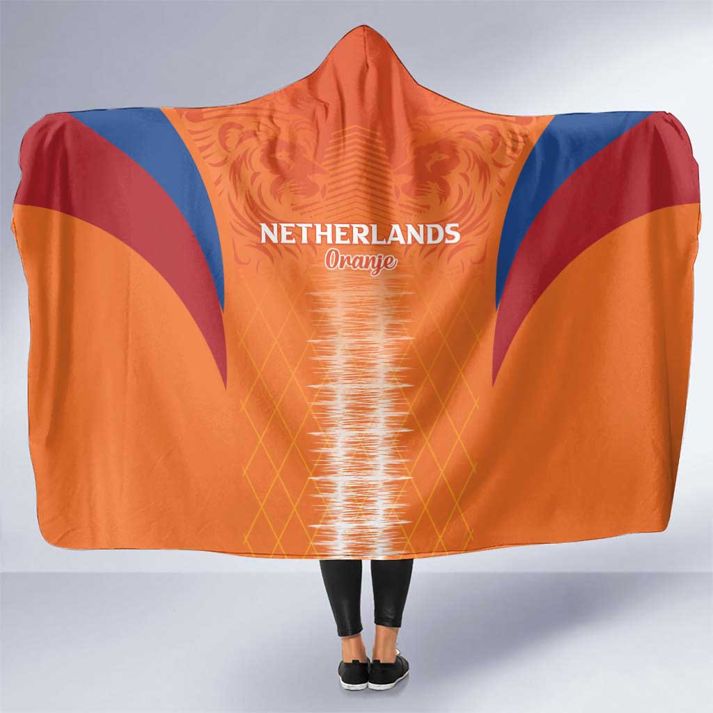 Netherlands Football Hooded Blanket Go Champions Oranje - Wonder Print Shop