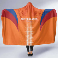Netherlands Football Hooded Blanket Go Champions Oranje - Wonder Print Shop