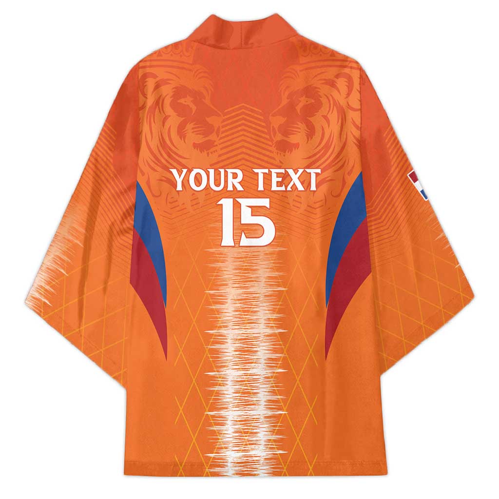 Custom Netherlands Football Kimono Go Champions Oranje - Wonder Print Shop