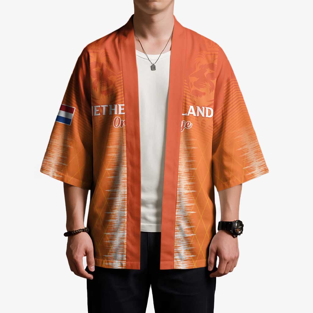 Custom Netherlands Football Kimono Go Champions Oranje - Wonder Print Shop