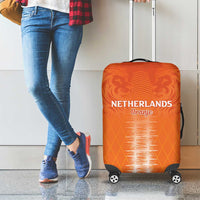 Netherlands Football Luggage Cover Go Champions Oranje - Wonder Print Shop