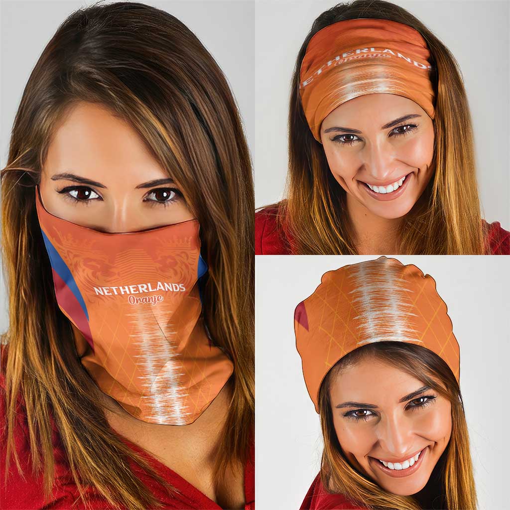 Netherlands Football Neck Gaiter Go Champions Oranje - Wonder Print Shop
