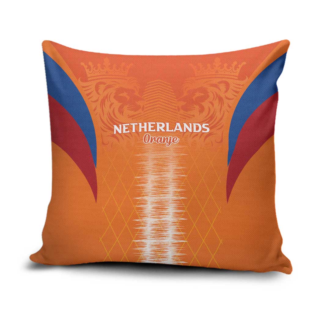 Netherlands Football Pillow Cover Go Champions Oranje - Wonder Print Shop