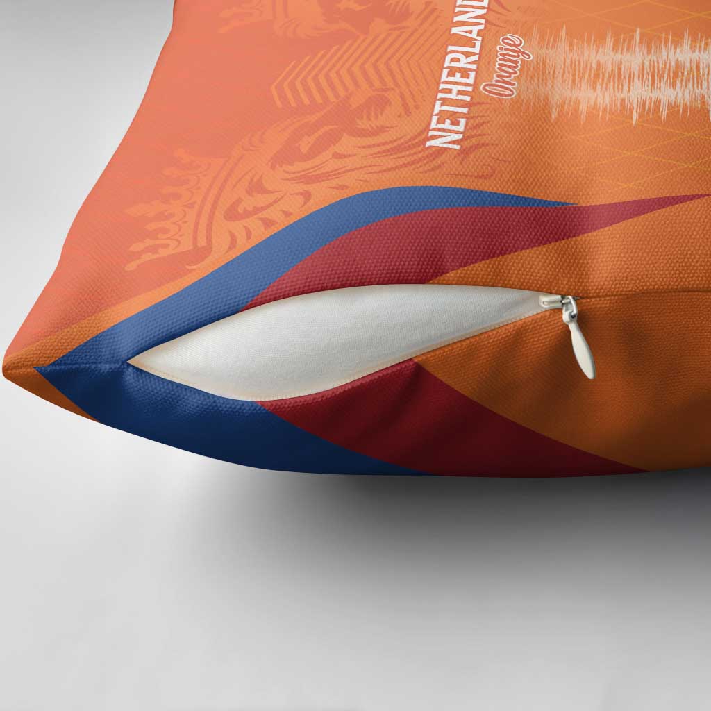 Netherlands Football Pillow Cover Go Champions Oranje - Wonder Print Shop